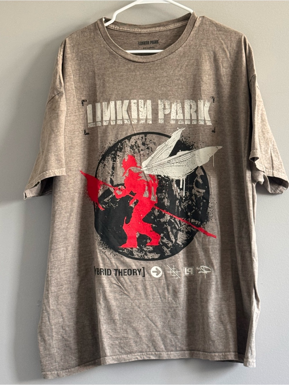 Linkin Park Hybrid Theory Graphic Band Tee Shirt Gray XL